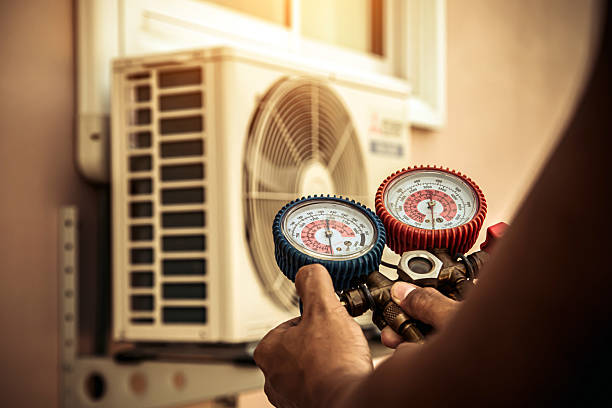 Professional Ductwork Repair technician working in Ward, CO